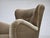 Danish Armchair in Green Velour with Oak Legs For Sale - Image 18 of 18
