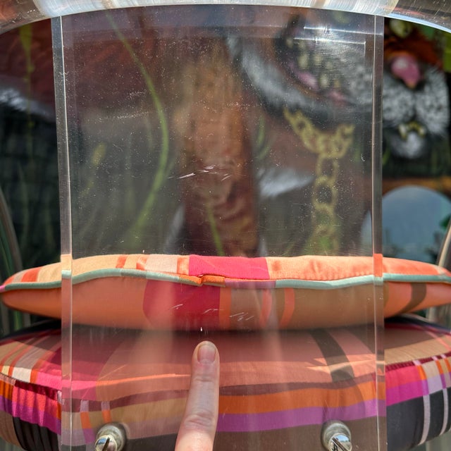 Lucite Dining Set by Charles Hollis Jones Mid-Century Modern For Sale - Image 9 of 12