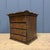 Beautiful antique painted wooden chest of drawers from the Netherlands, 19th century. The chest features four identical...