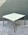 Metal Vintage Knoll Marble Top Side Table For Sale - Image 7 of 12