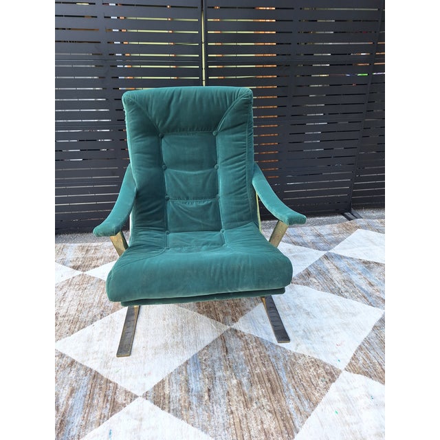1970s 1970s In the Style of Milo Baughman MCM Lounge Chair For Sale - Image 5 of 9