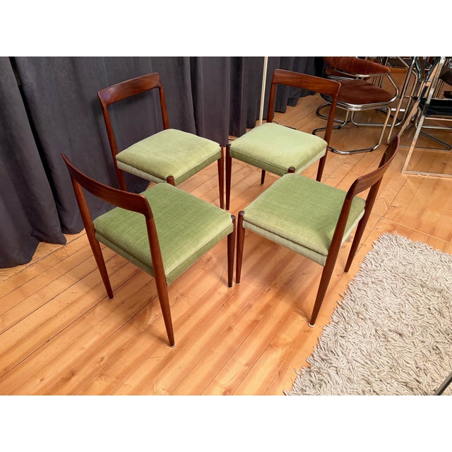 Brown Chairs from Lübke, Germany, 1960s, Set of 4 For Sale - Image 8 of 16