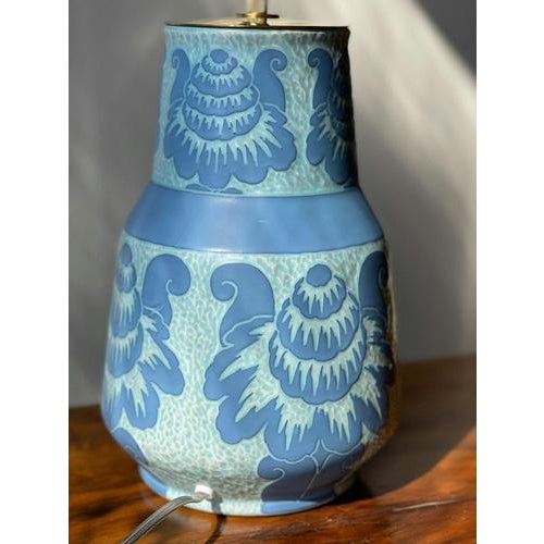 Table Lamp by Josef Ekberg for Gustavsberg, 1890s For Sale - Image 5 of 9