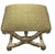 Early 21st Century French Empire Style Carved X-Form Footstool For Sale - Image 5 of 12