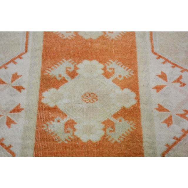 Vintage Turkish Anatolian Hand Knotted Wool Rug, 2'5x5 For Sale - Image 4 of 4