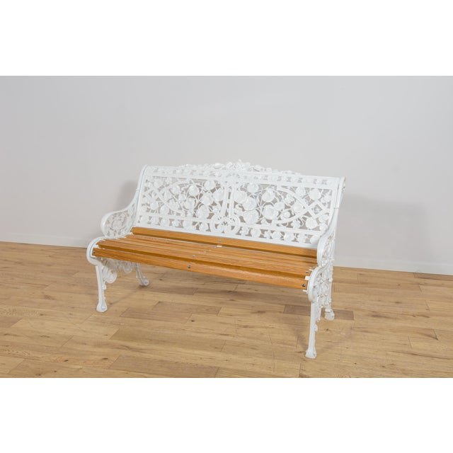 Victorian Aluminium Garden Bench, United Kingdom, 1950s For Sale - Image 14 of 14