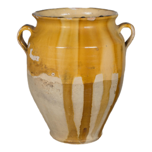 French Terracotta Vase or Pot À Confit 12"h