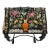Antique Metal Vanity Stool With Tattered Chinoiserie Needlework Seat For Sale