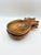 Mid-Century Modern Set of 2 Vintage Hand Carved Pineapple Wood Bowls For Sale - Image 3 of 5