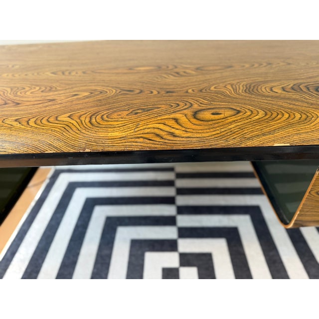 Peter Protzman for Herman Miller Zebrawood & Chrome Desk, Tubular Collection, 1970-1971 For Sale - Image 15 of 17