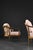 Set of Mid-Century Modern German Cherry Wood & Dirty Pink Fabric Armchairs from Wilhelm Knoll, 1970s For Sale - Image 9 of 18