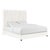 Arabelle White Velvet Queen Bed For Sale