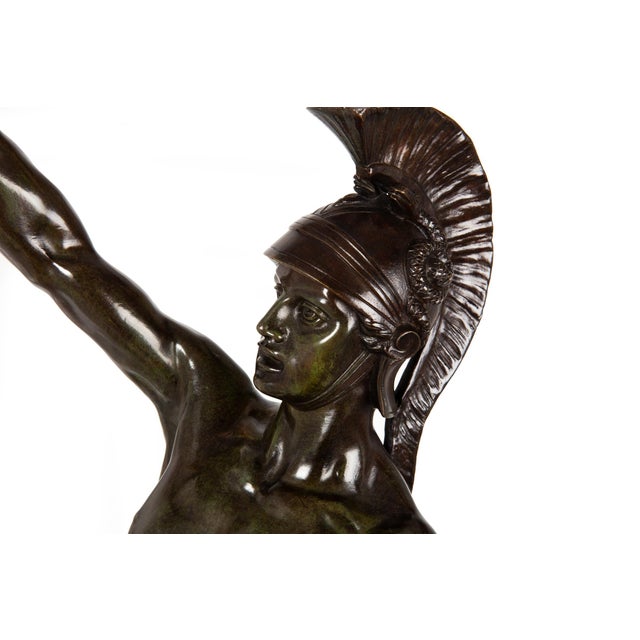German School Bronze Sculpture of Victorious Achilles Circa 1900 For Sale - Image 12 of 18