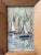 Vintage Framed Impressionist Oil on Board Painting of Sailboats, Circa 1974 For Sale In New York - Image 6 of 16