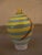 Contemporary Vintage Painted Ceramic Vase For Sale - Image 3 of 8