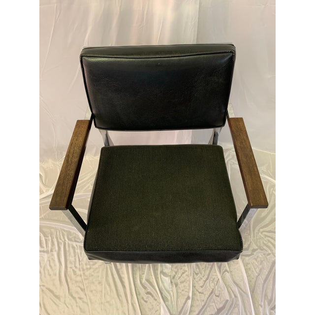Vintage Eck-Adams Chrome Frame Office Chair For Sale - Image 10 of 11