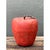 Vintage Monumental Red Painted Plaster Apple For Sale - Image 11 of 12