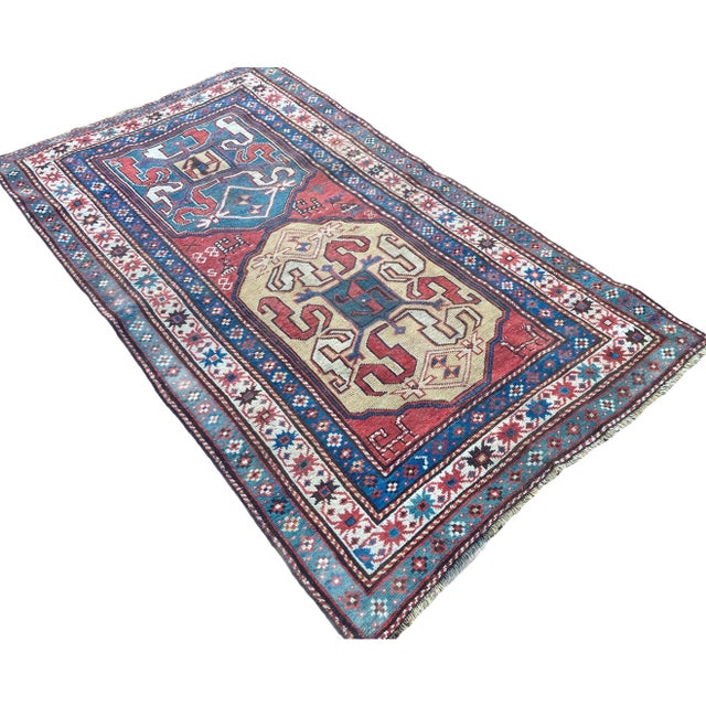 Antique Caucasian Chondoresk Rug, 1890s For Sale - Image 3 of 18