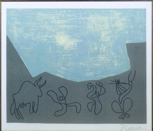 Pablo Picasso, Composition, 1980, Digital Print