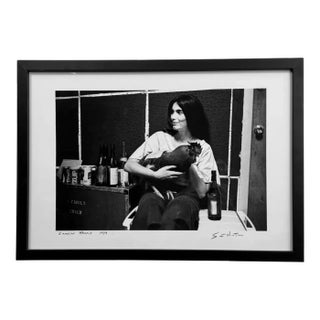 Signed Photo Print EmmyLou Harris 1979 in Austin, Tx by Scott Newton For Sale