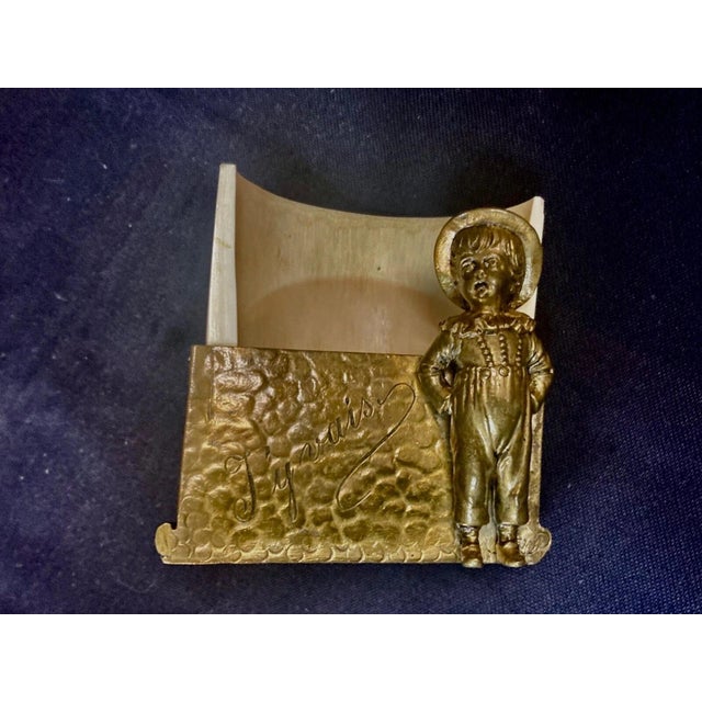 19th Century 19th Century Victorian Kate Greenaway Card Holders - A Pair For Sale - Image 5 of 7