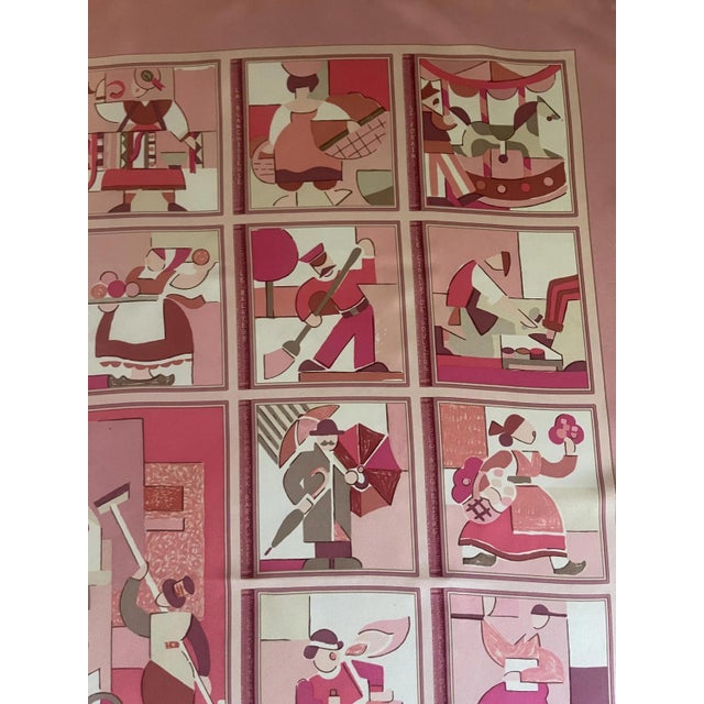 Hermès Silk Scarf “Les Petits Métiers De Paris “ 2006 For Sale In New York - Image 6 of 9