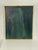 1968 Signed Abstract Figurative Painting in Navy & Emerald Green For Sale In Cincinnati - Image 6 of 12