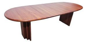 Mid-Century Extendable Table in Teak S. Burchardt-Nielsen, Denmark, 1980s