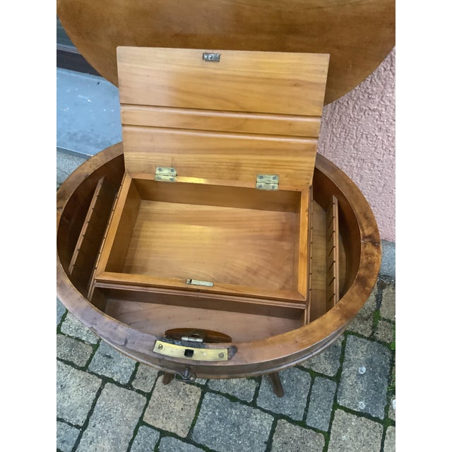 Early 19th Century Biedermeier Side Table in Cherrywood, 1830s For Sale - Image 5 of 16
