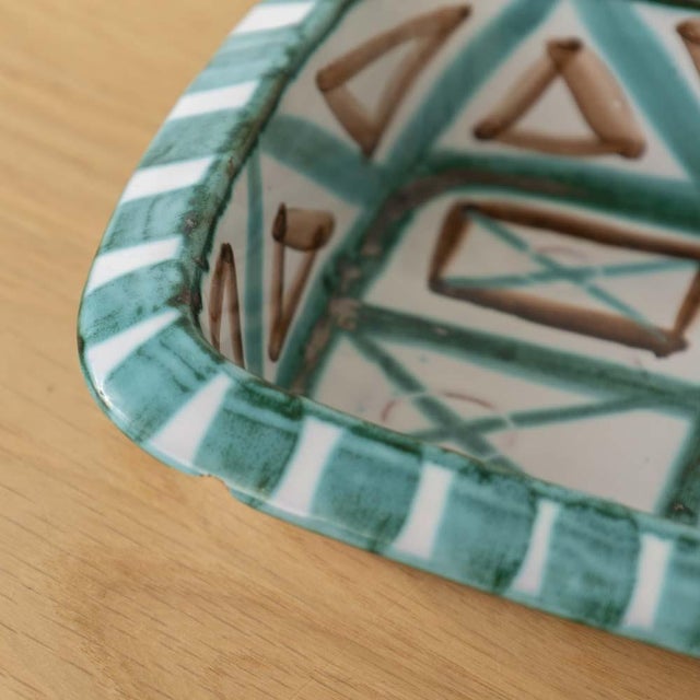 1950s French Ceramic Dish by Robert Picault, Vallauris For Sale - Image 10 of 13