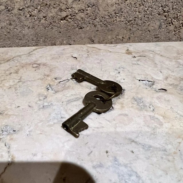 Metal Hms Admiralty Solid Brass Lock Jas Morgan & Sons England For Sale - Image 7 of 7