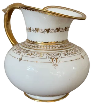 Antique Porcelain Milk Pitcher from Sèvres, 1847