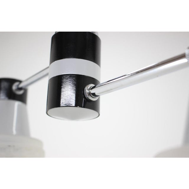 Mid-Century Chandelier attributed to Napako, Czechoslovakia, 1970s For Sale - Image 9 of 15