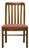 Drexel Furniture Woodbriar Collection Rustic European Slat Back Dining Side Chair For Sale