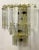 1970s Mid Century Modern Italian Murano Brass and Glass Wall Sconce For Sale - Image 4 of 5