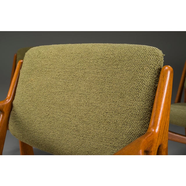 Mid-Century Modern Danish Ella Chairs in Teak attributed to Arne Vodder for Vamo Sønderborg, 1960s, Set of 6 For Sale - Image 3 of 18