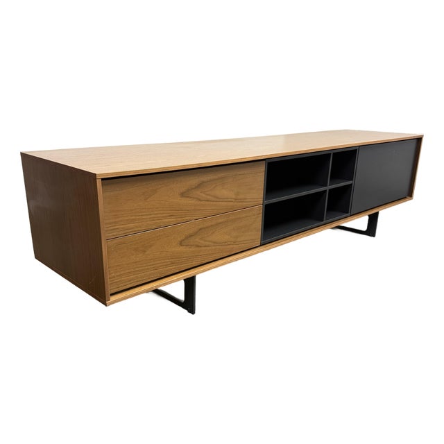 Ángel Martí & Enrique Delamo for Treku Aura Walnut Media Unit For Sale