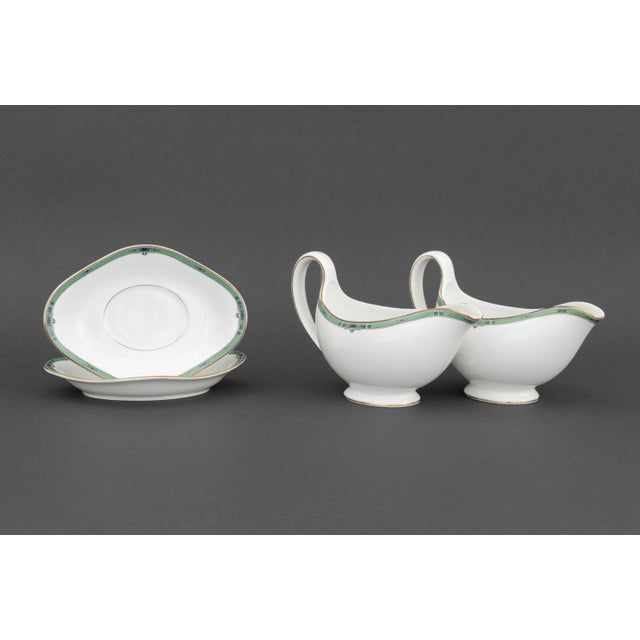 Wedgwood "Jade" Pattern Bone China Partial Dinnerware Service, 82 For Sale - Image 12 of 13