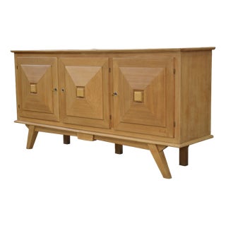 Vintage Three-Door Sideboard in Oak, 1950s For Sale