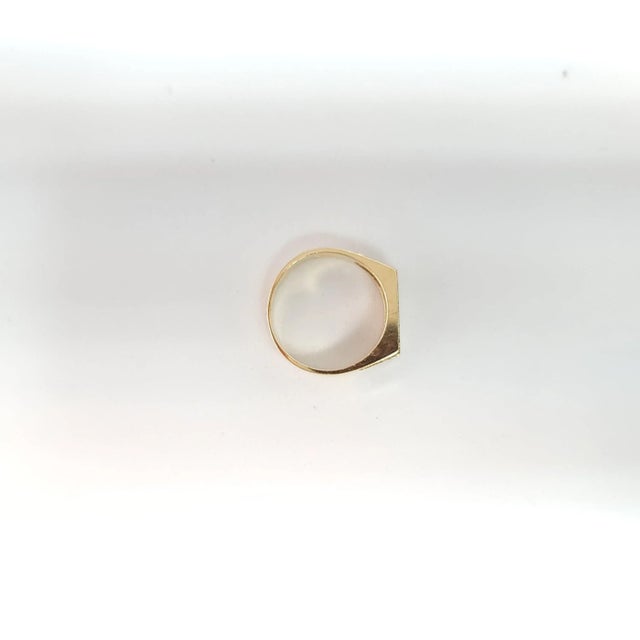 Diamond Channel Set Ring .33cttw 14k Two-Toned Gold, Size 11 For Sale - Image 4 of 4