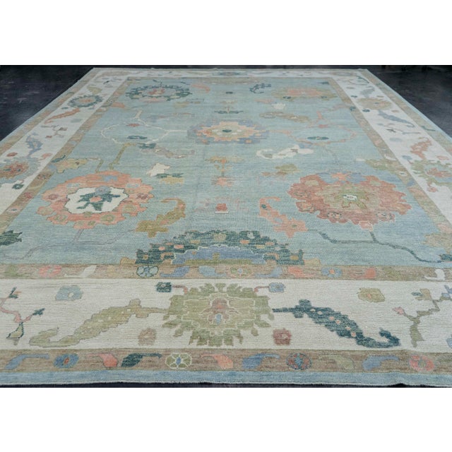 Turkish Oushak Rug 12'10" x 18'9" #20441 Explore a curated collection of hallway runners, wool rugs, and handmade...