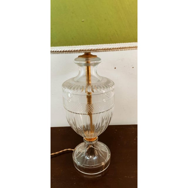 Crystal Light with Lampshade For Sale - Image 14 of 17