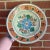 Listing is for an antique earthenware bowl with floral decoration. Would look so striking on a sun drenched patio...