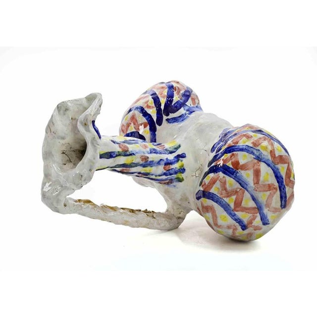 Sirio Pellegrini, Modern Jug Sculpture, 1960s, Terracotta For Sale - Image 4 of 7