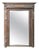 Large 19th Century French Neoclassical Style Cerused Beveled Mirror For Sale
