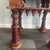 Brown Early 20th Century Primitive Moorish Hand Carved Wooden Latticework Side Table For Sale - Image 8 of 12