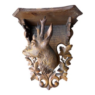 Black Forest Deer Shelf For Sale