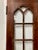 Brown French Door Panels With Arch Top 14 Panes of Glass Set Size 87 X 46 For Sale - Image 8 of 12