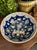Mid 20th Century Vintage Chinese Famille Rose Cobalt Blue Porcelain Bowl For Sale - Image 5 of 7