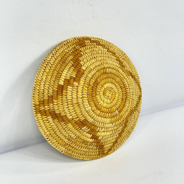 Early 20th Century Early 20th Century Botswana Basket 9inch MATTER COLLECTION For Sale - Image 5 of 9